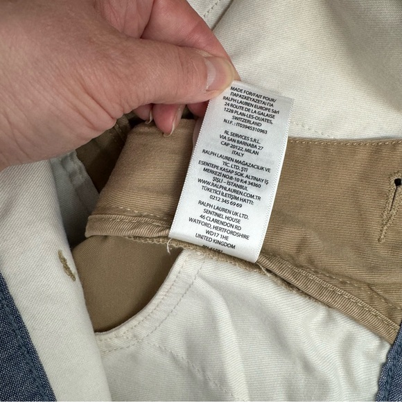 NWT Polo Ralph Lauren Men's 10” Size 30 Relaxed Fit Chino Short Beige New - Picture 8 of 15